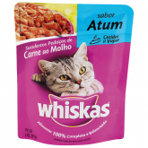 RACAO WHISKAS PRATOS FAVORITOS 85G Atum