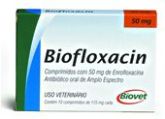 Biofloxacin 50 mg - 10 comprimidos - Biovet