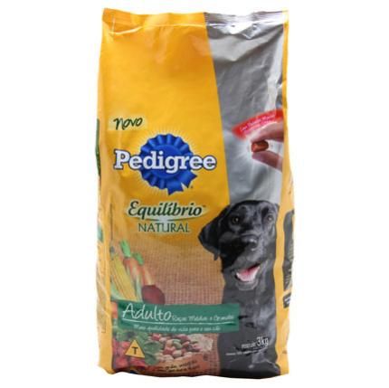 Ração Para Cães Seca Pedigree Equilíbrio Natural Adulto 1kg