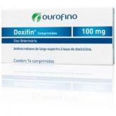 Doxifin 100 mg - 14 comprimidos - Ouro Fino